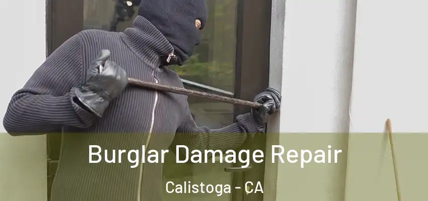 Burglar Damage Repair Calistoga - CA